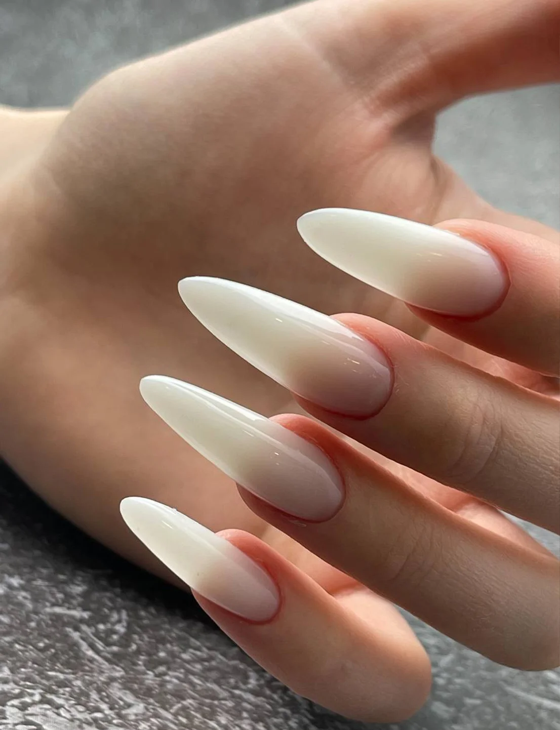 Молочное омбре